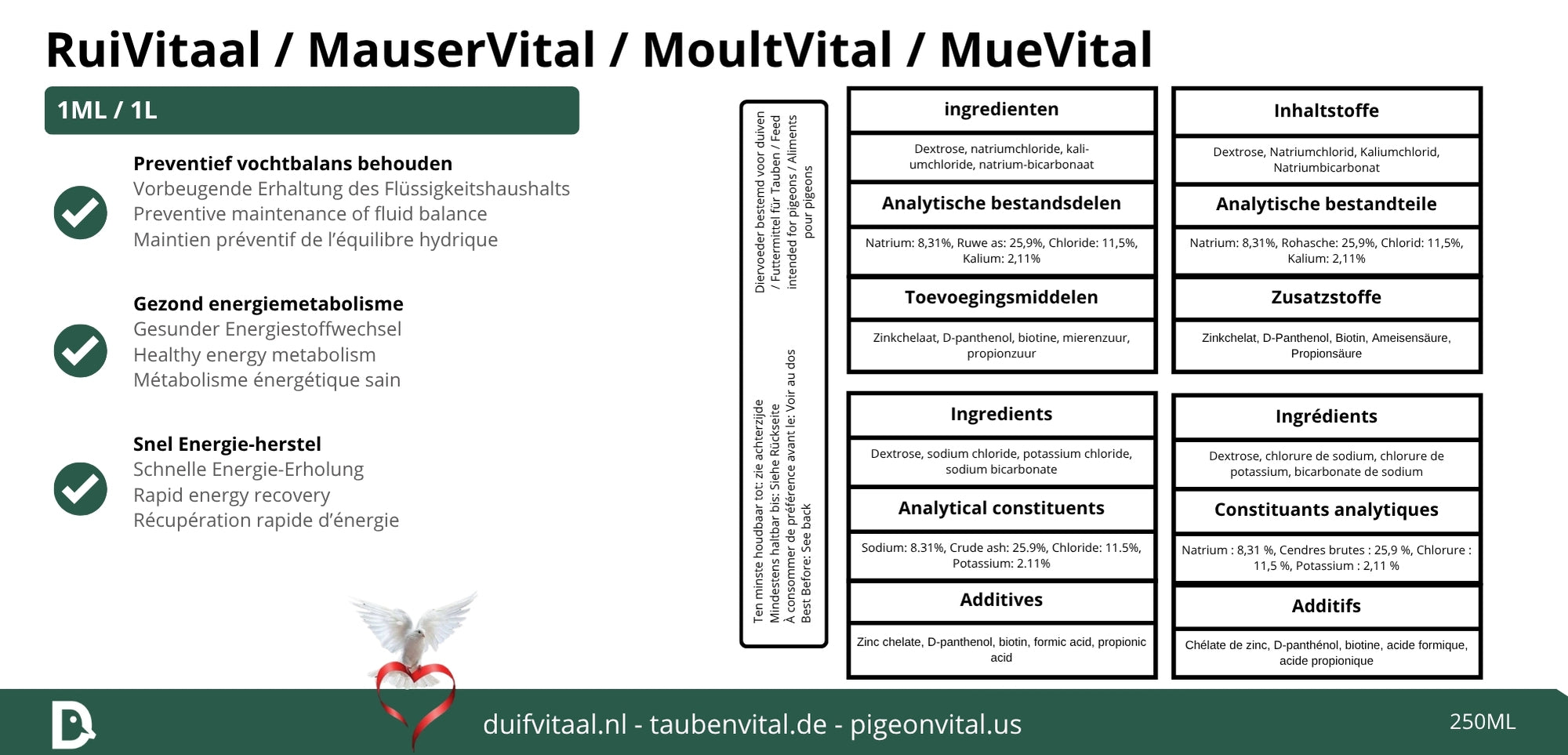 RuiVitaal - 1ML/1L